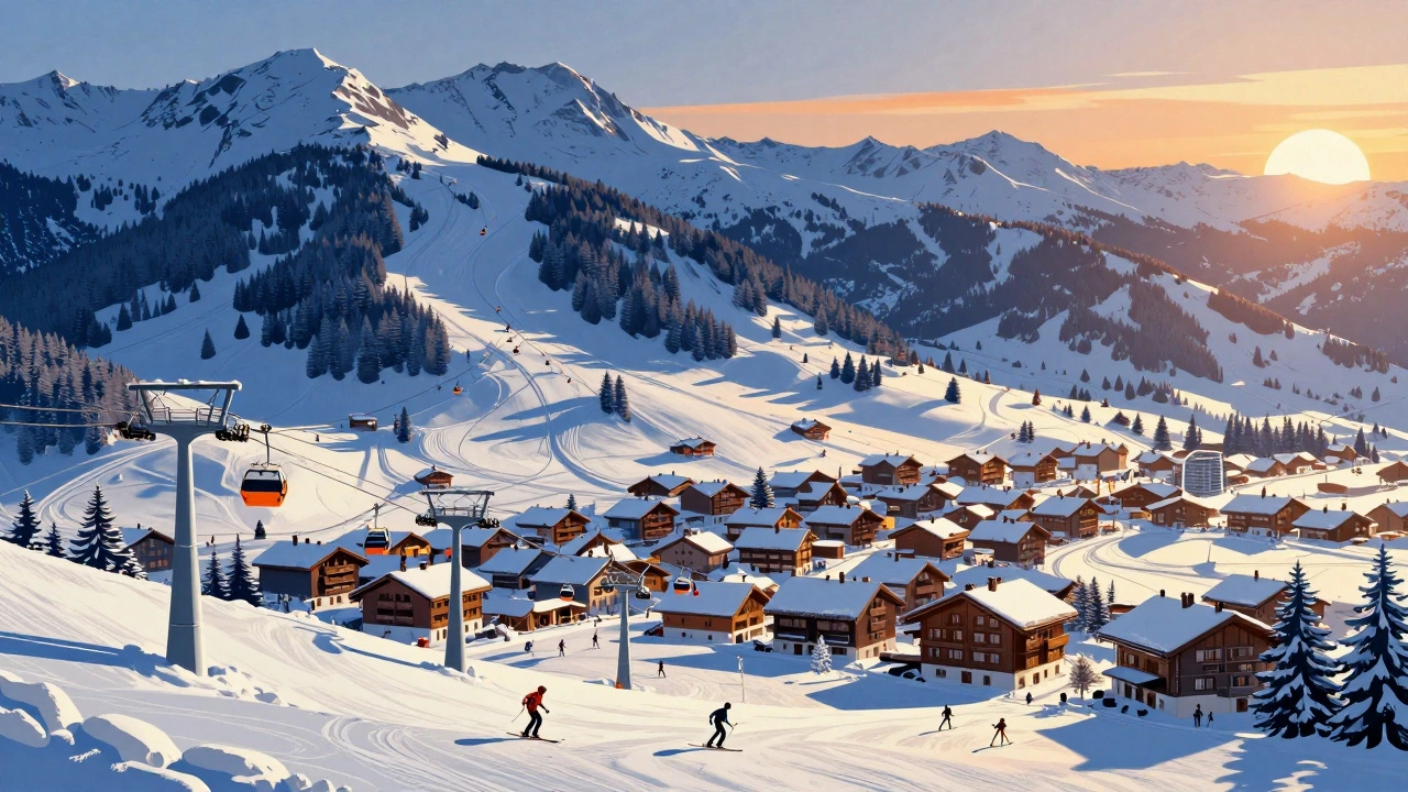 Куршевель, Франция: современные подъемники и трассы в Альпах