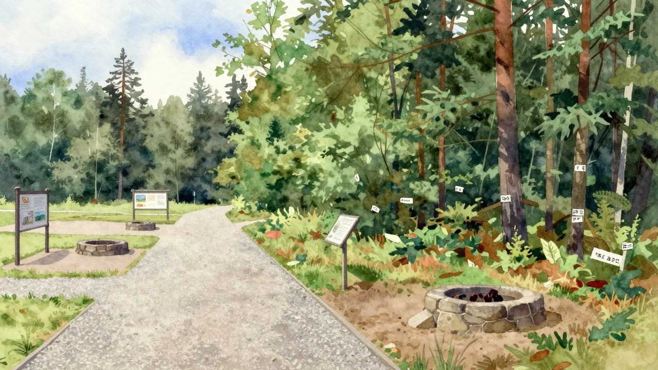 Разница между рекреационной и охранными зонами