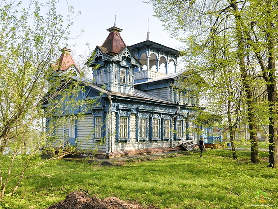 Усадьба Беляева - деревянный терем в Воскресенском Нижегородской области