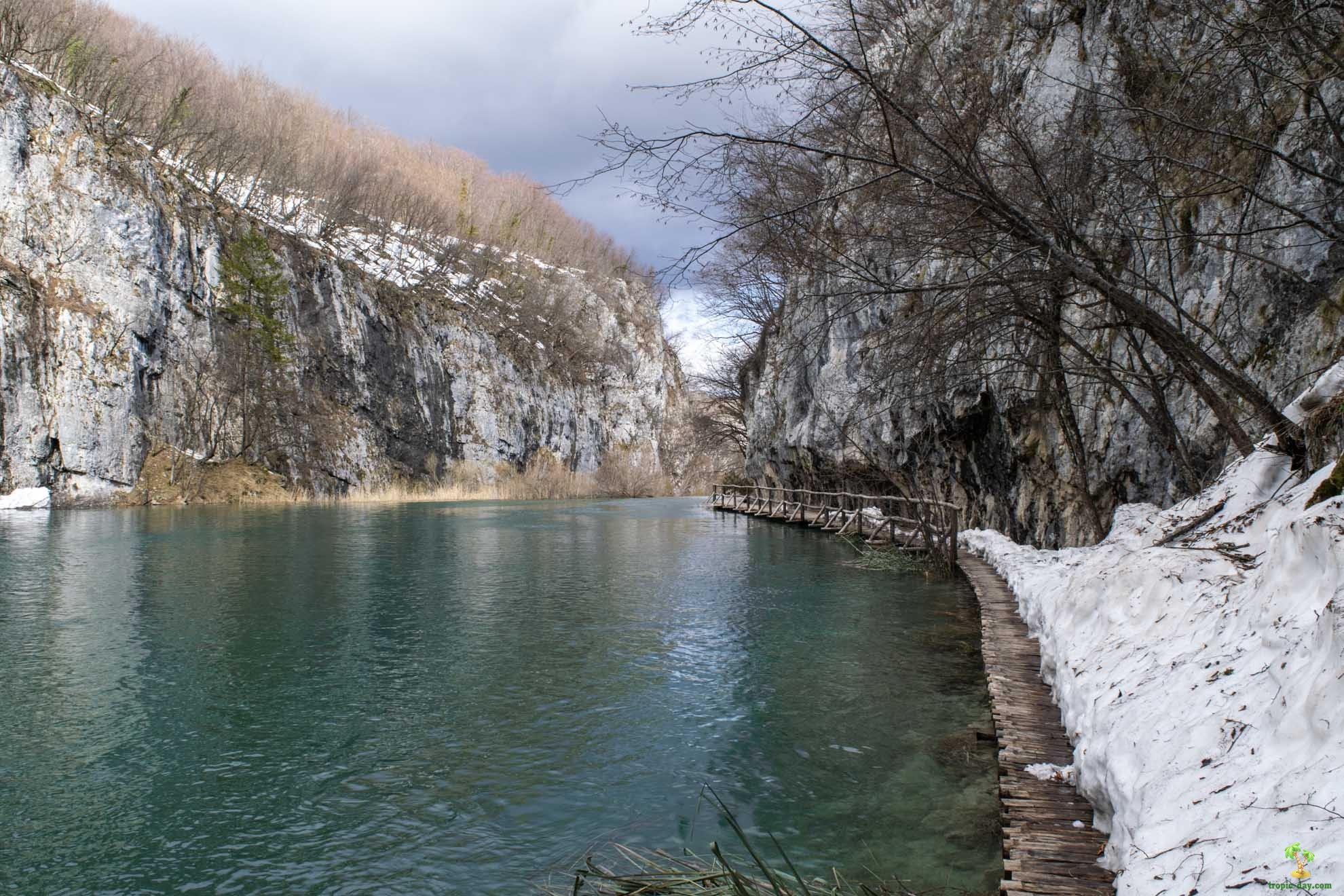 Каково это - посещать Плитвицкие озера зимой в Хорватии